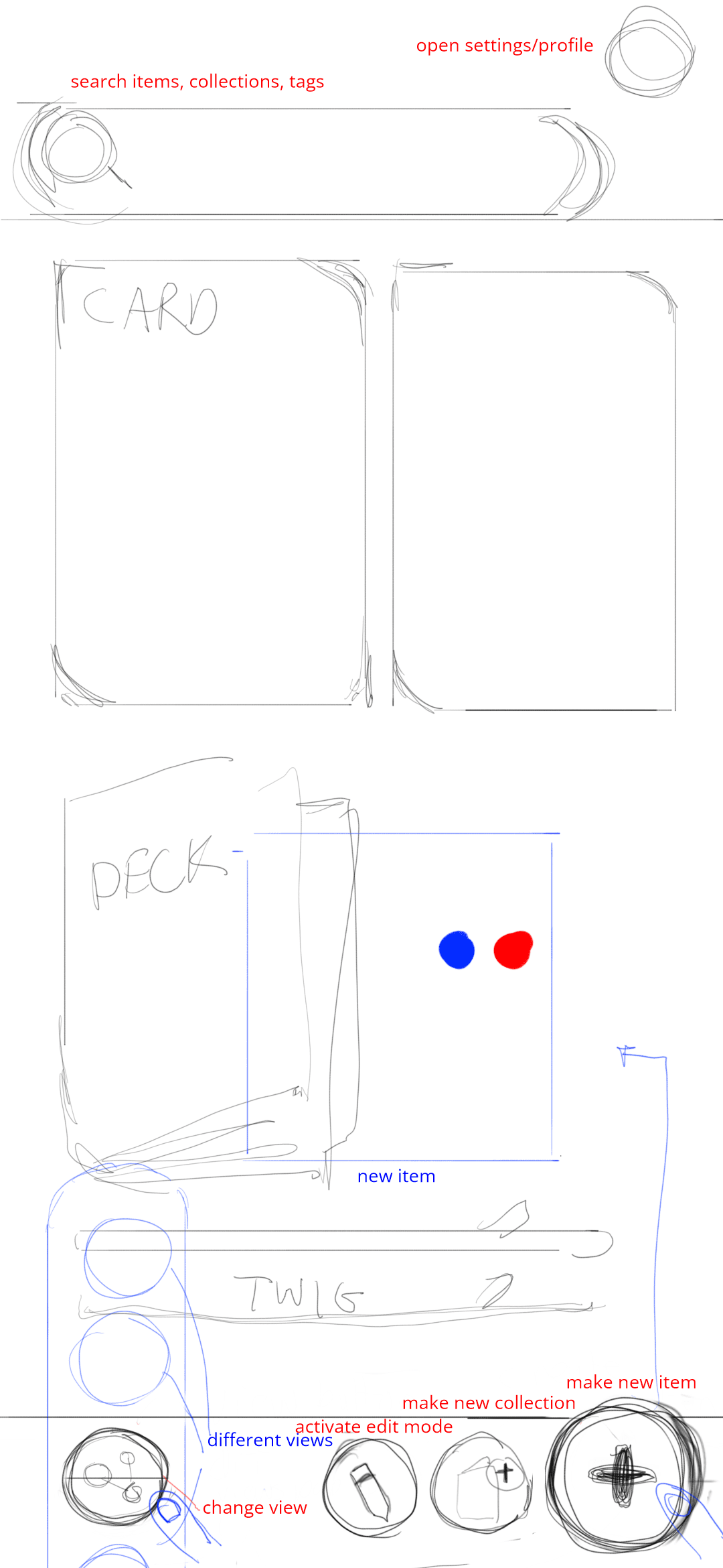 home page sketch
